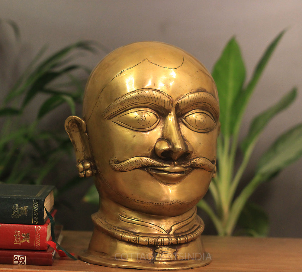 Brass Shiva Mukhlingam Face