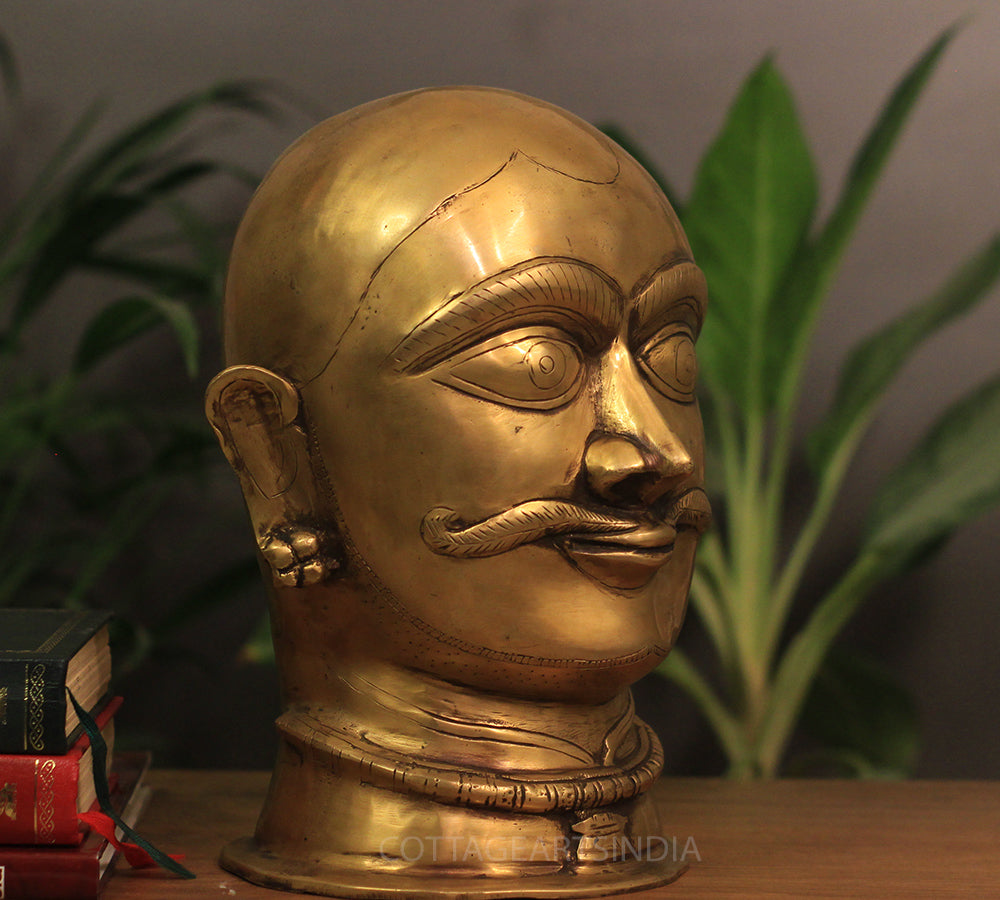 Brass Shiva Mukhlingam Face