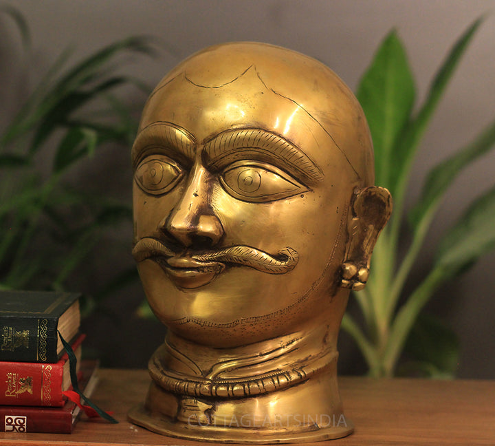 Brass Shiva Mukhlingam Face