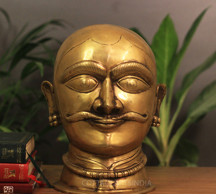 Brass Shiva Mukhlingam Face