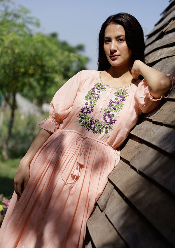 Dusty Pink Mallow Dress