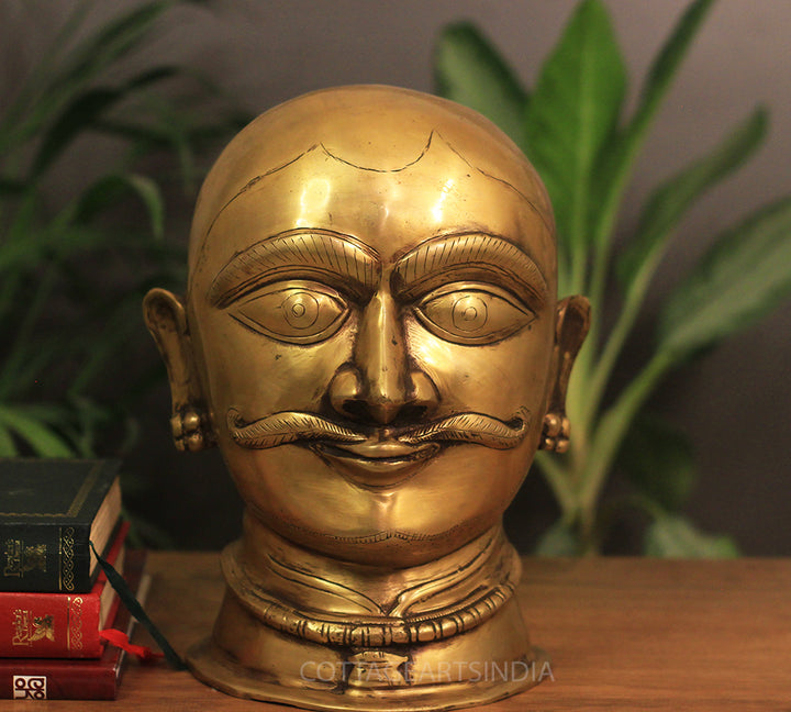 Brass Shiva Mukhlingam Face