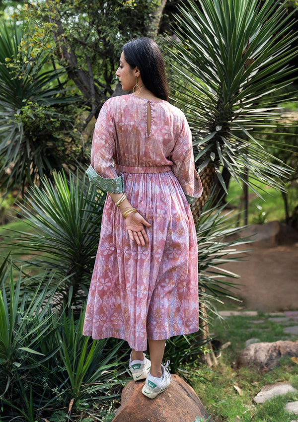 Pink Batik Midi