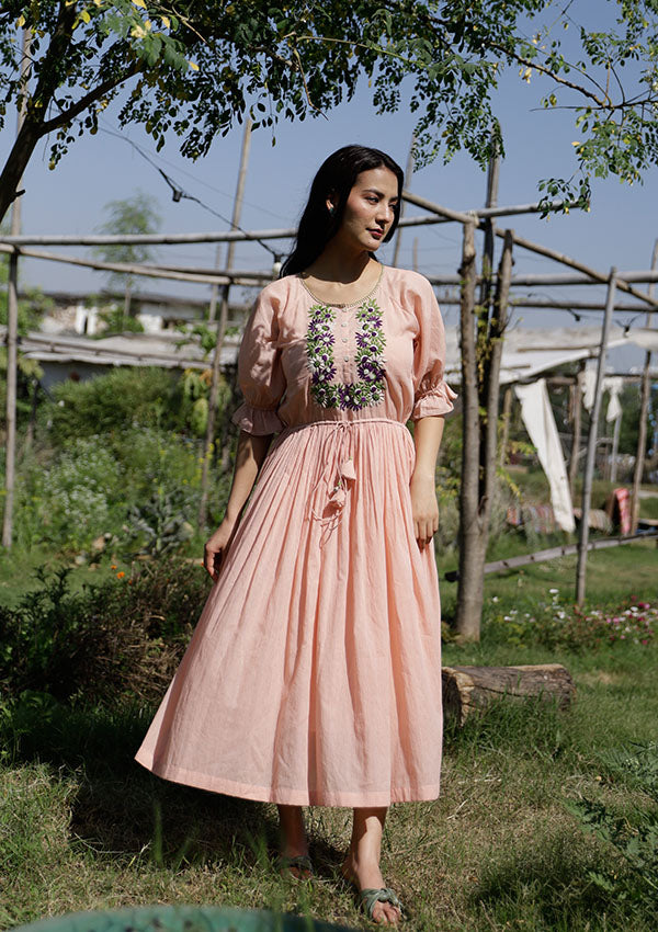 Dusty Pink Mallow Dress