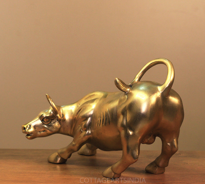 Brass WallStreet Charging Bull