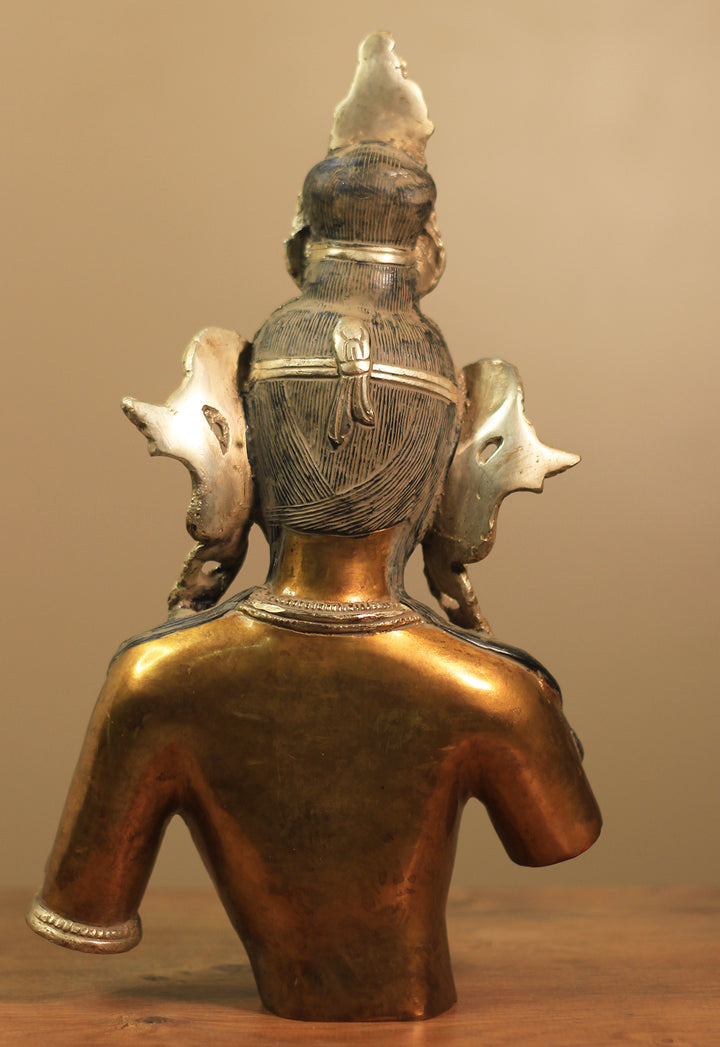 Brass Tara Bust Copper Finish