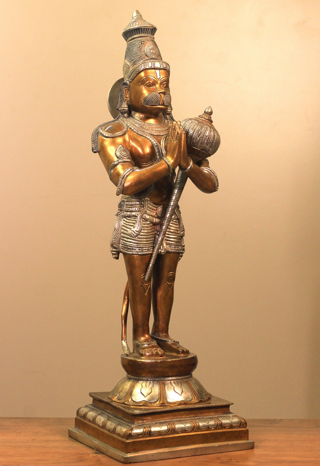 Brass Hanuman Copper Finish 24"