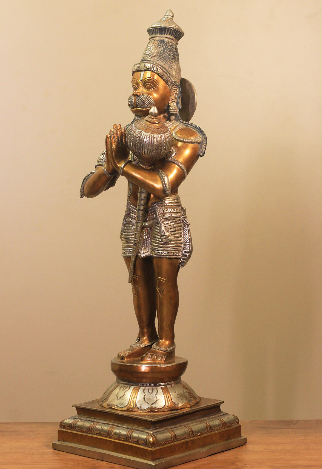 Brass Hanuman Copper Finish 24"