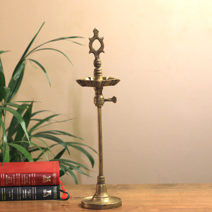 Brass  Vintage Key Vilakku Lamp