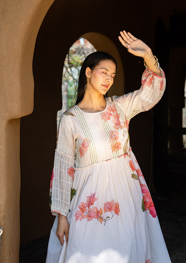 Bougainvillea Mallow Dress