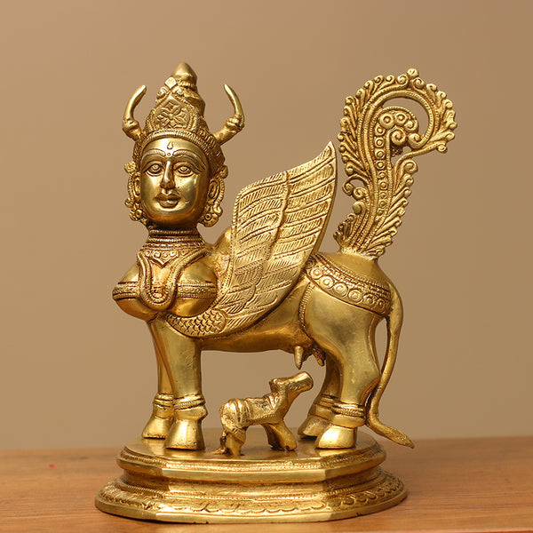 Statue Kamadhenu Brass Metal Religious Sculpture – Lavanshi Handicrafts –  Wholesaler & Manufacturer Jaipur – CMT Arts Pvt. Ltd.