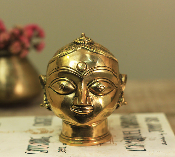 Brass Gauri Head Fine