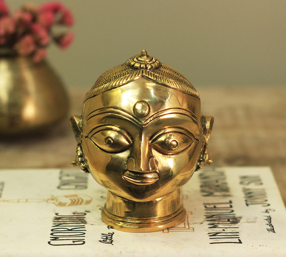 Brass Gauri Head Fine