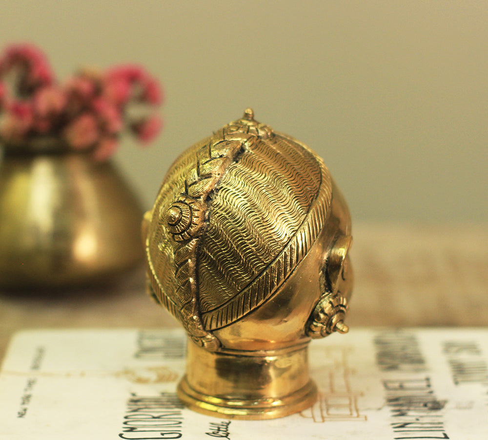 Brass Gauri Head Fine