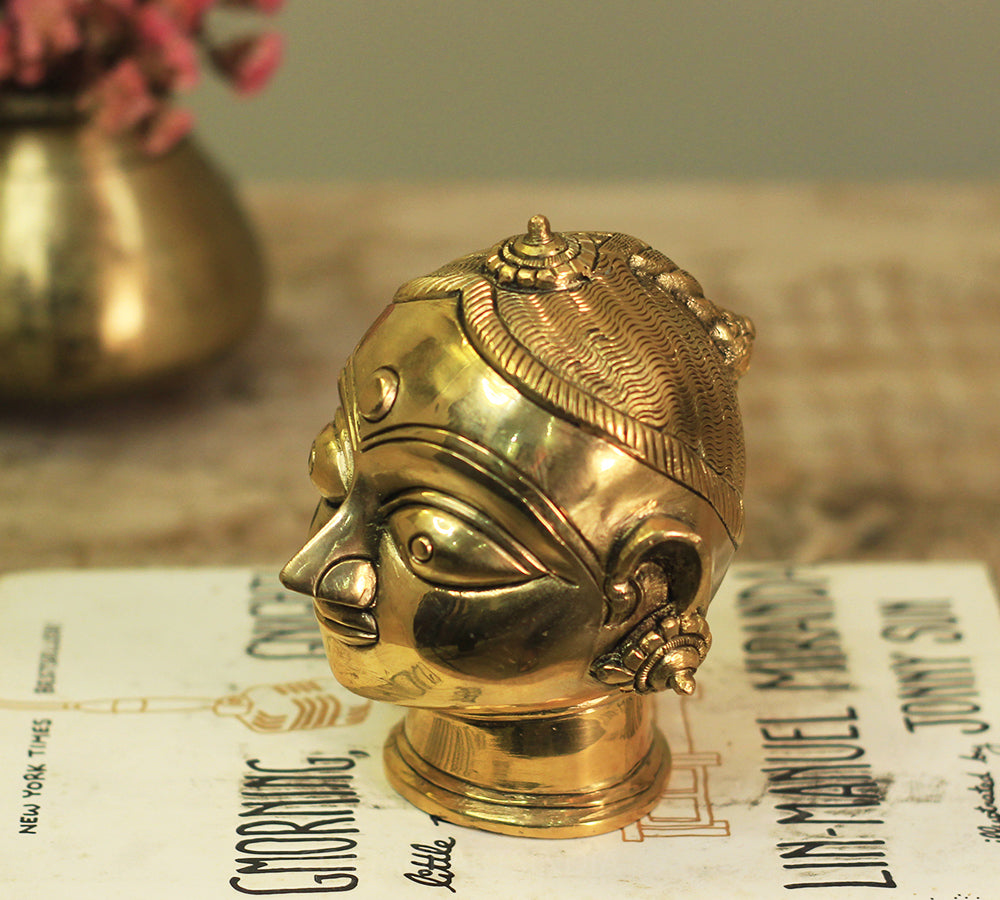 Brass Gauri Head Fine