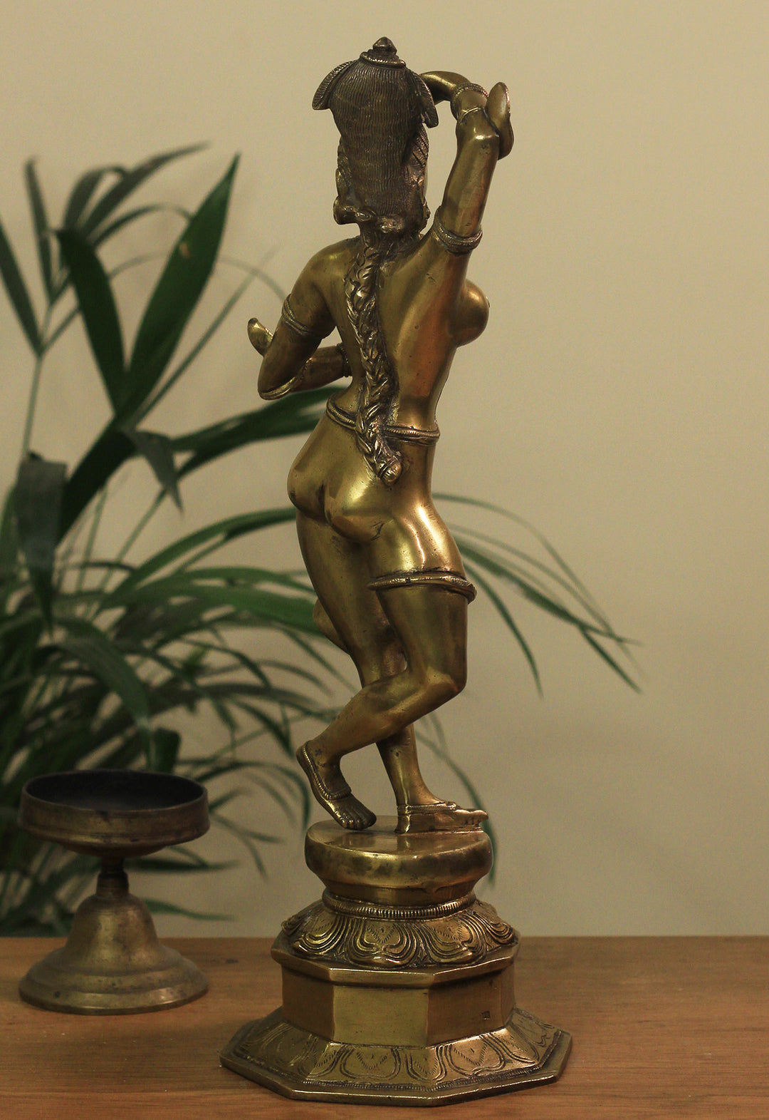 Brass Apsara Courtesan