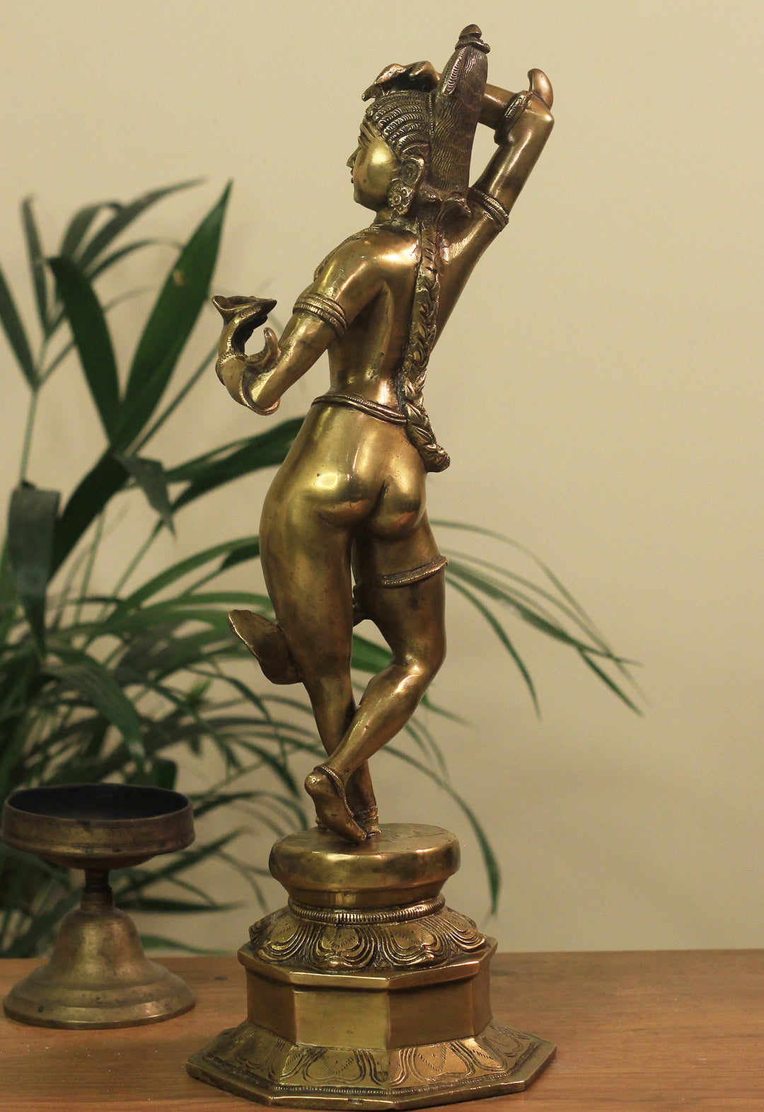 Brass Apsara Courtesan