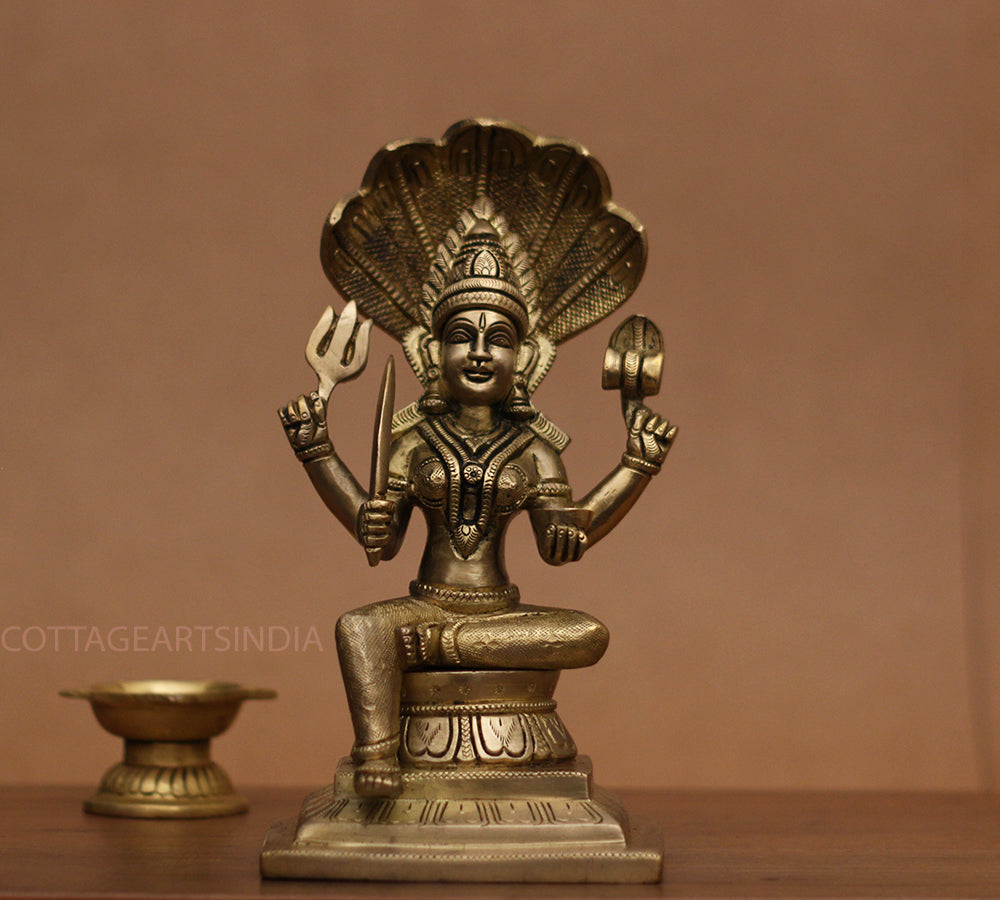 Brass Idol Goddess Mariamman Statue