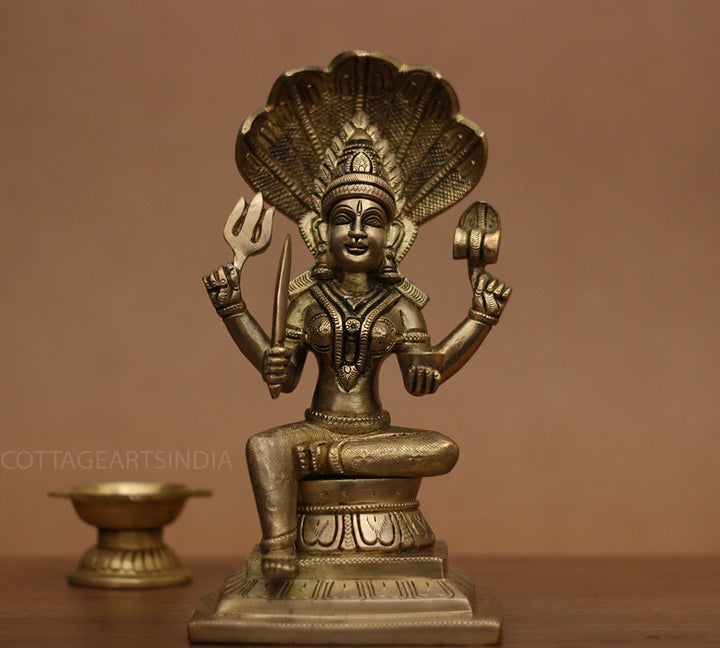 Brass Idol Goddess Mariamman Statue