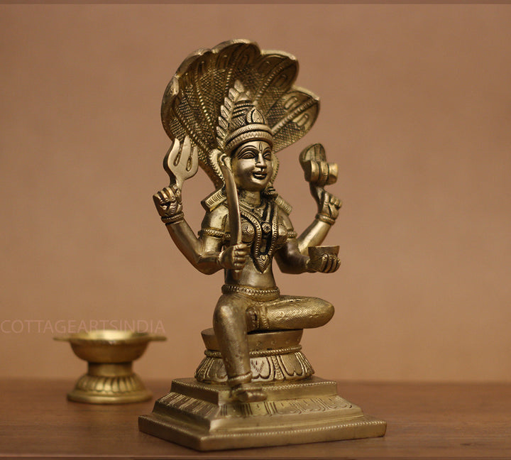 Brass Idol Goddess Mariamman Statue