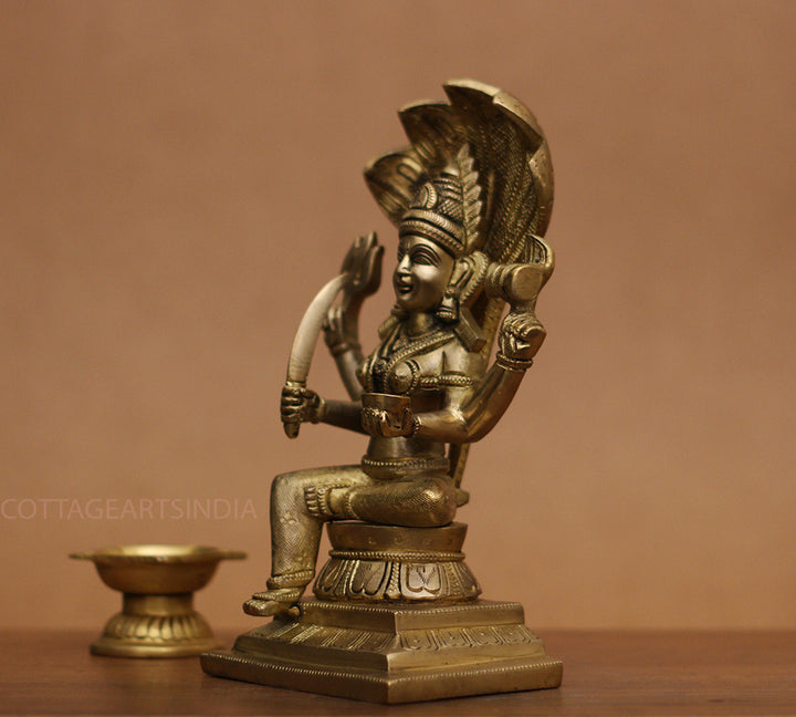 Brass Idol Goddess Mariamman Statue