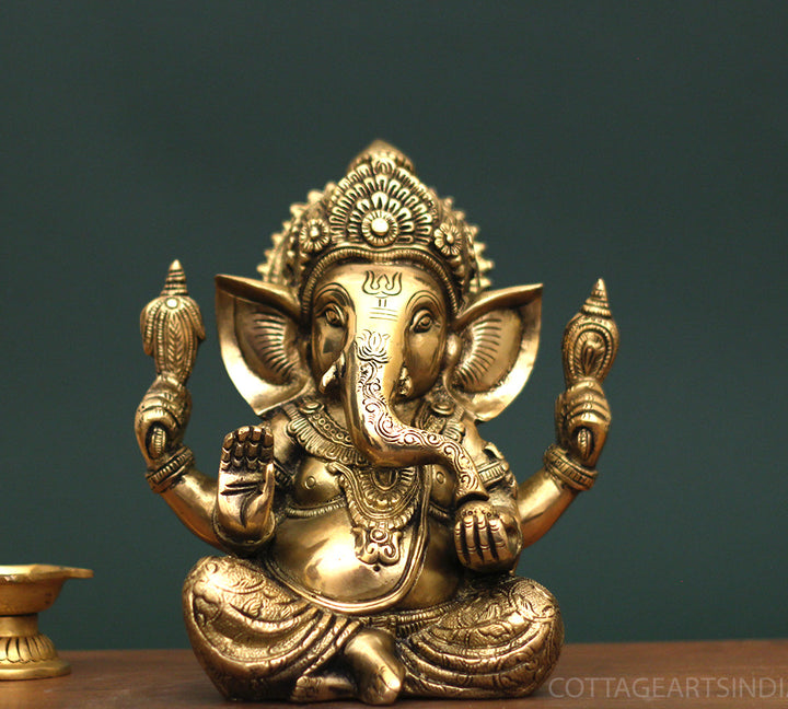 Brass Idol of Ganesha