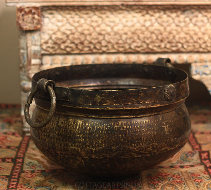 Brass Vintage Kerala Planter