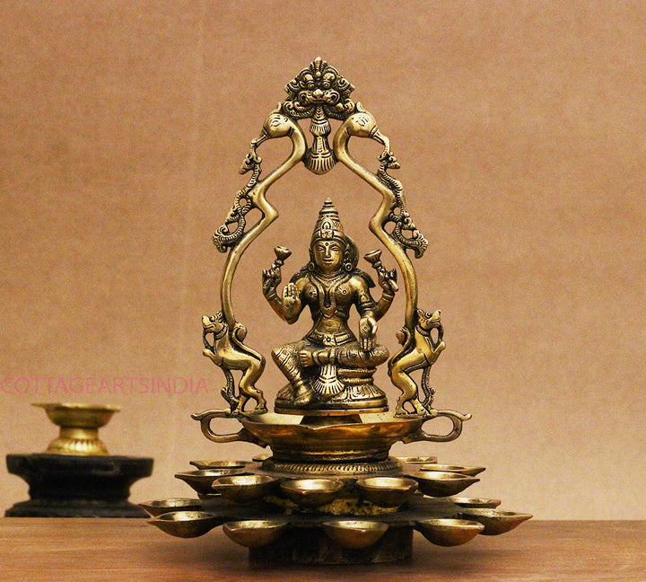 Brass Laxmi 20 Diya