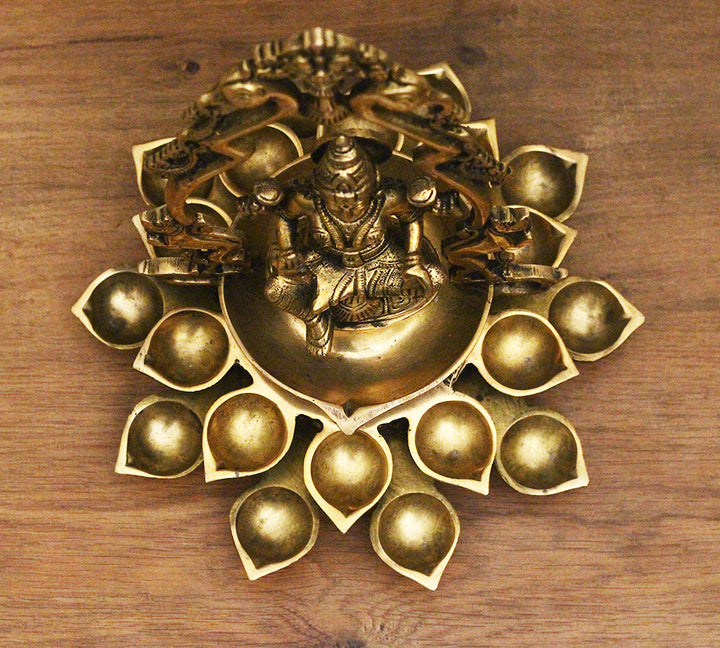 Brass Laxmi 20 Diya