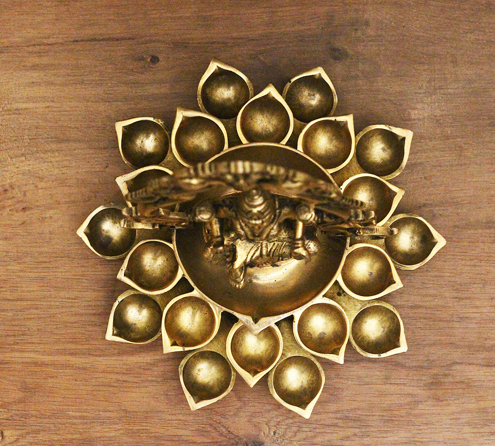 Brass Laxmi 20 Diya