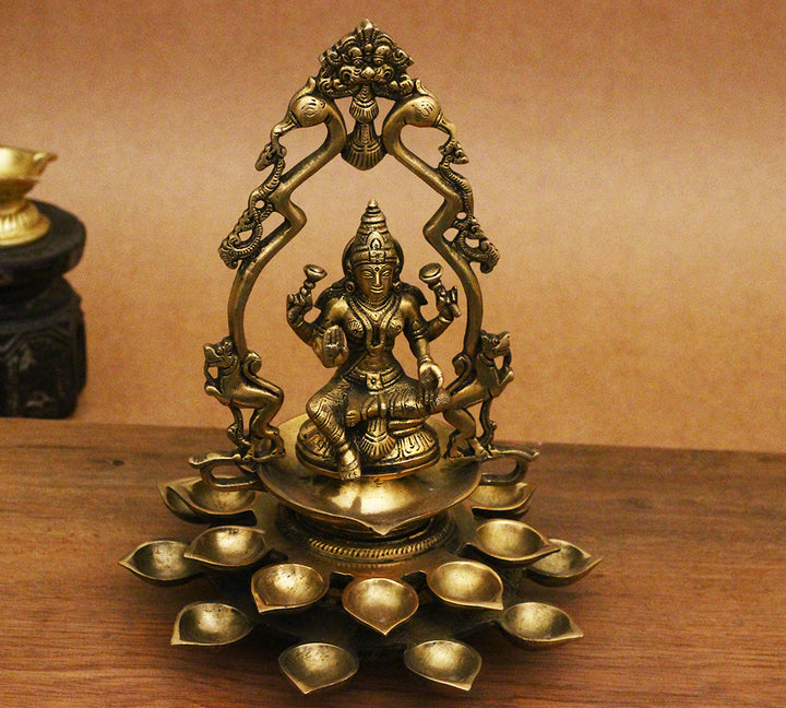 Brass Laxmi 20 Diya