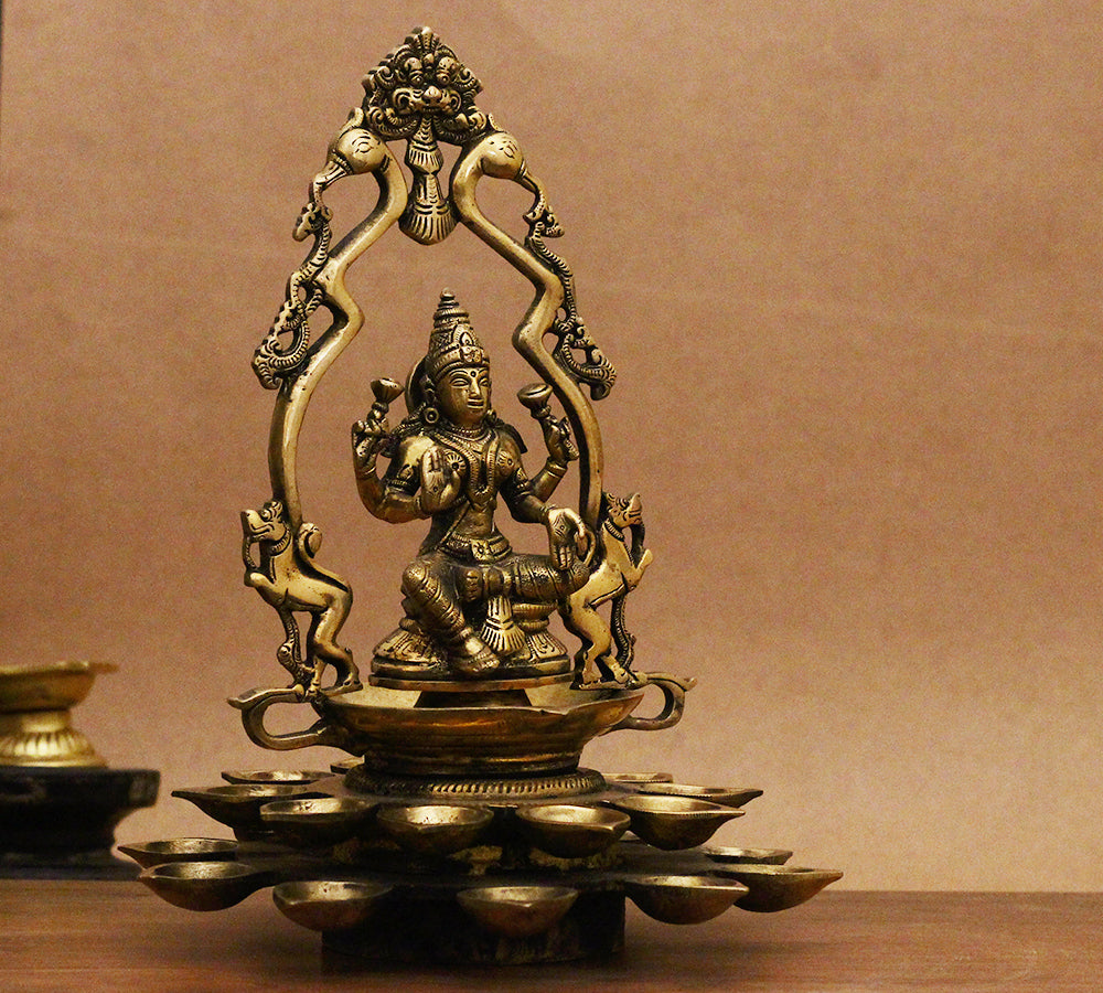 Brass Laxmi 20 Diya