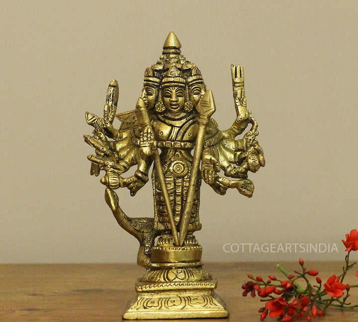 Brass Idol of Lord Shanmugar