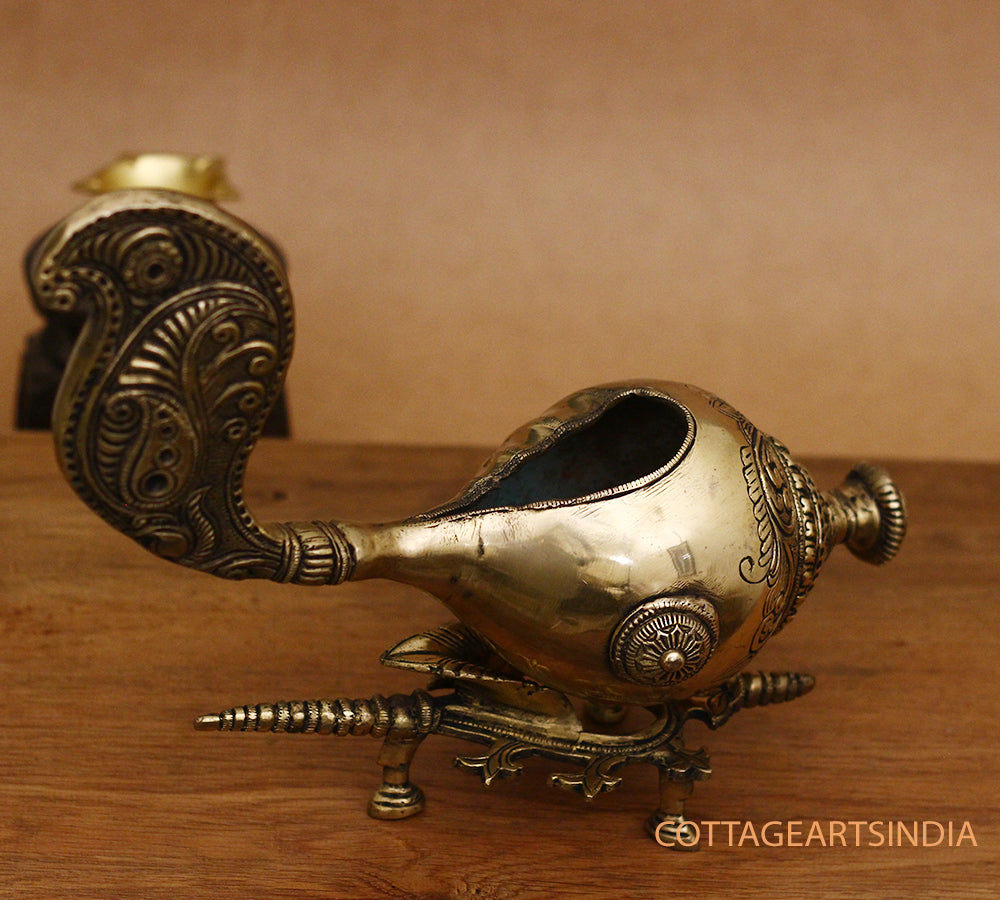 Brass  Shanhka /Conch on Stand