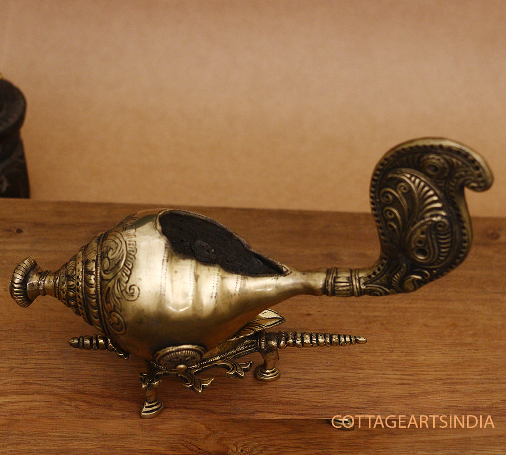 Brass  Shanhka /Conch on Stand