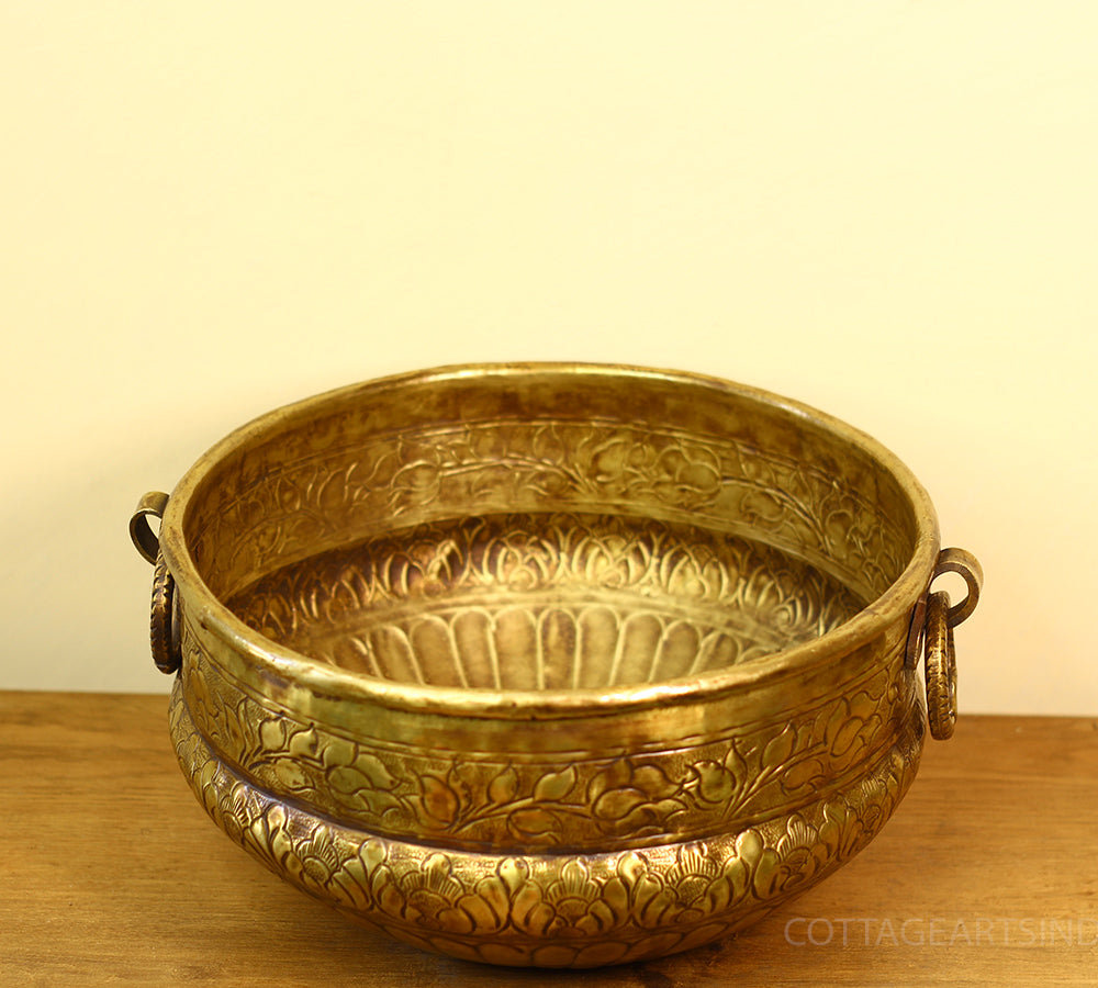 Brass Antique Finish Planter