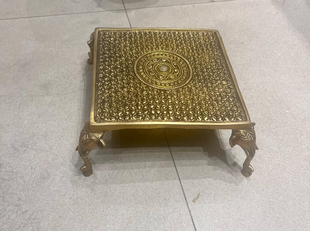 Brass Square Chowki