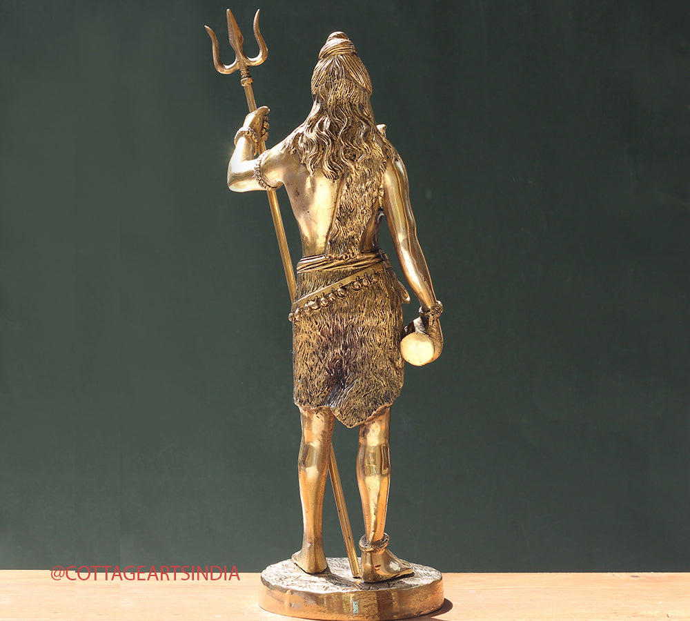 Brass Shiva Standing 22"