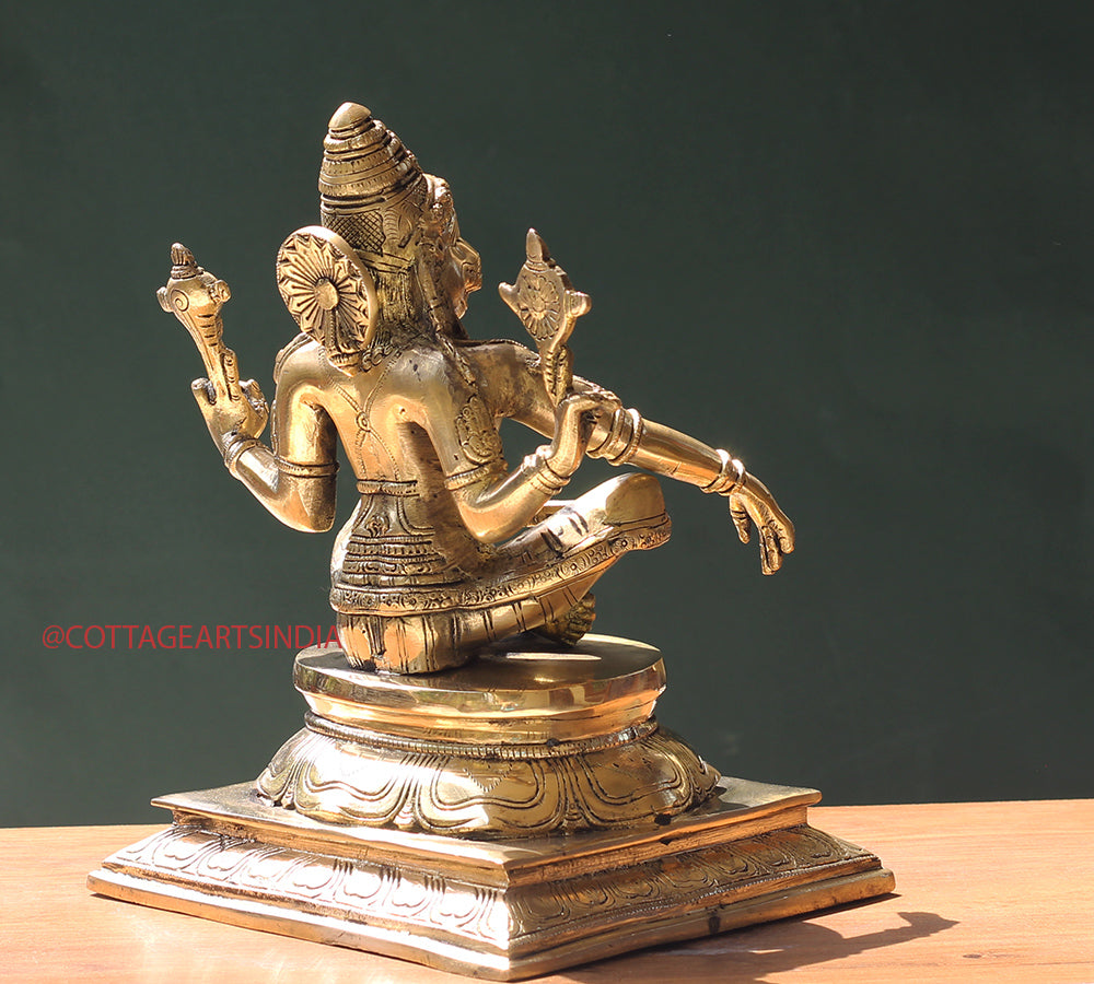 Brass Narasimha/ Lion Head God