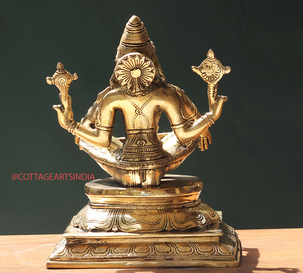 Brass Narasimha/ Lion Head God