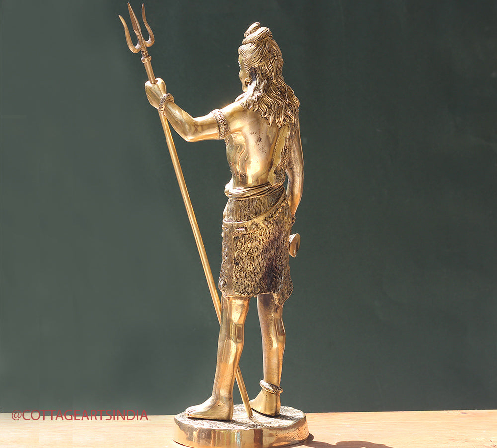 Brass Shiva Standing 22"