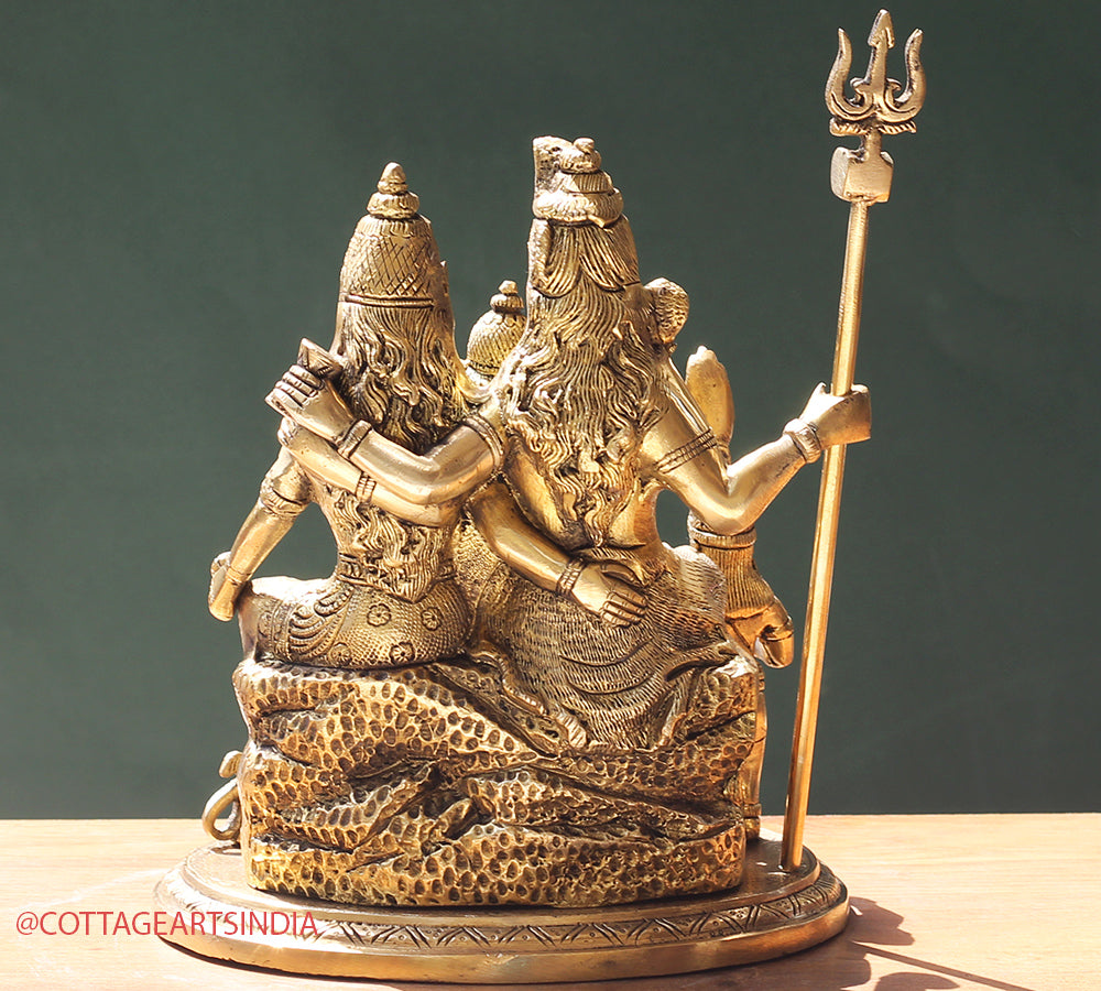 Brass Shiva family Parivar 10"