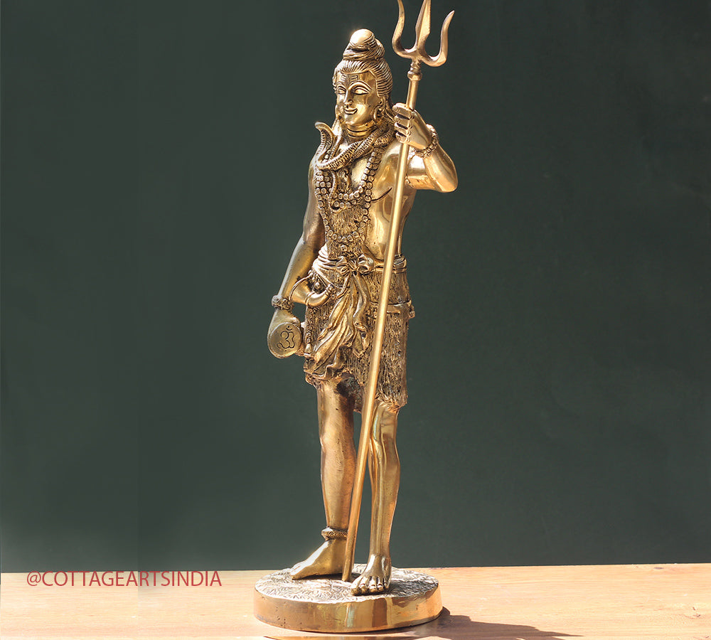 Brass Shiva Standing 22"