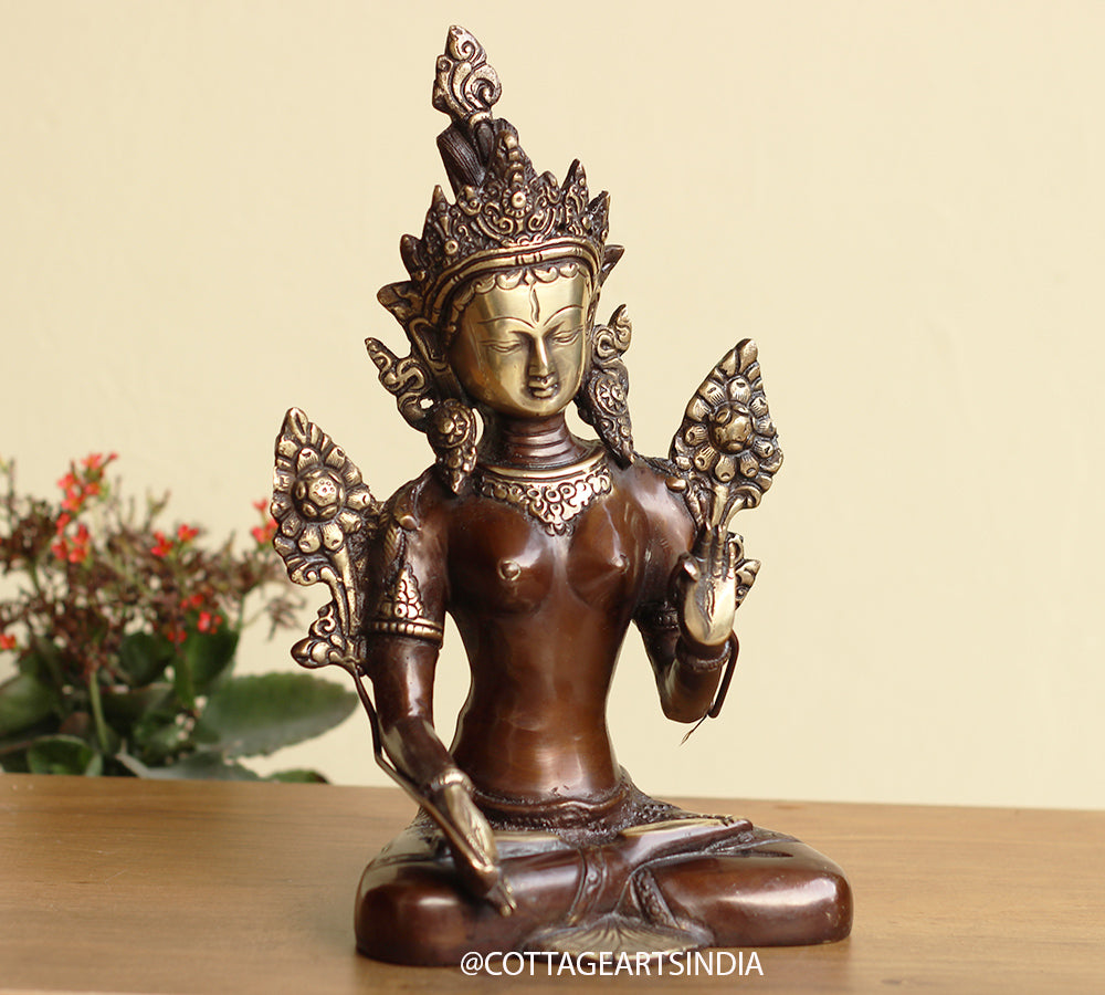 Brass Tara Sitting Nepal