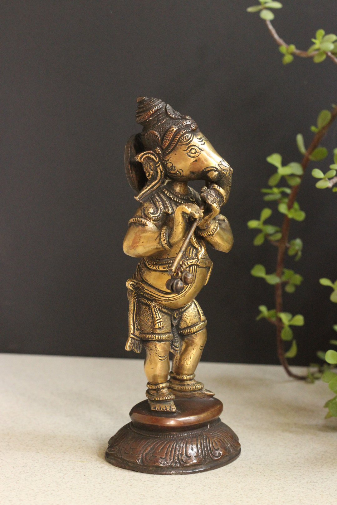 Brass Musical Ganesha