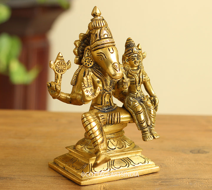 Brass Varaha Laxmi