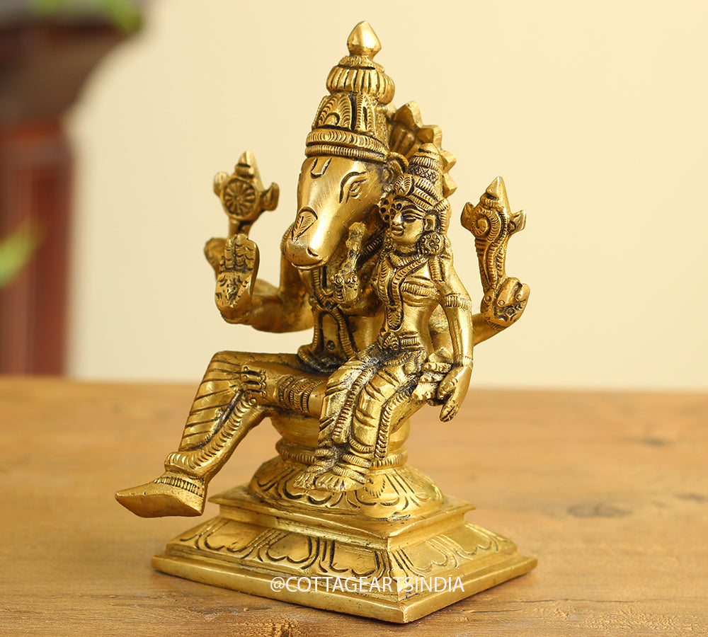 Brass Varaha Laxmi