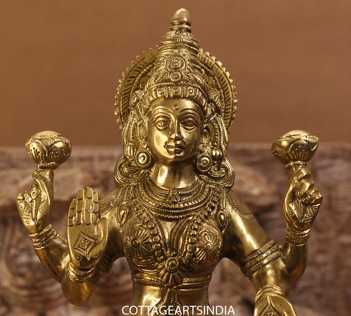 Brass Laxmi Sitting