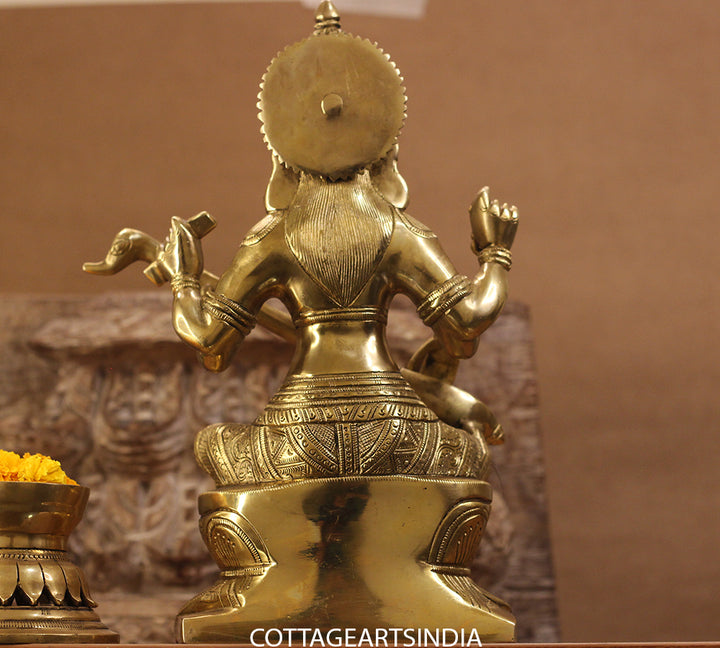 Brass Saraswati Sitting 12 inches