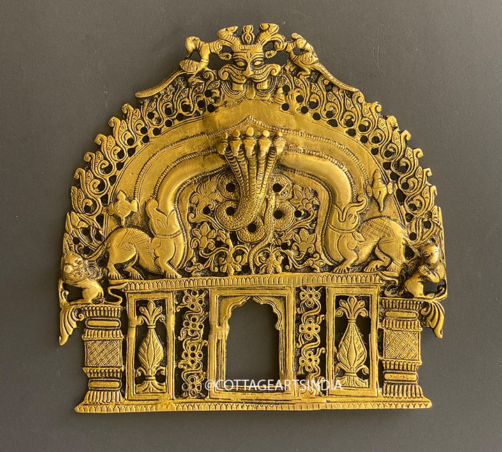 Brass Prabhawali Sheshnaag and Kirtmukha